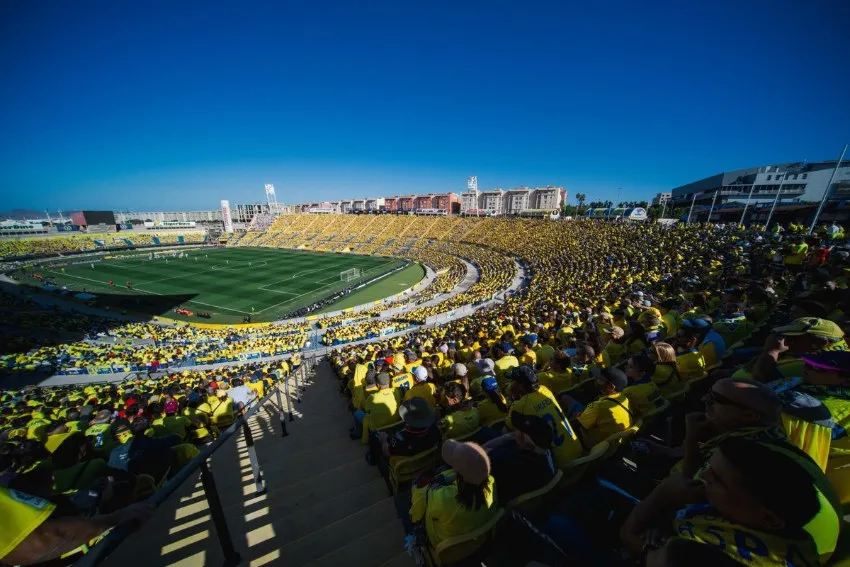 Afición de Las Palmas en un partido