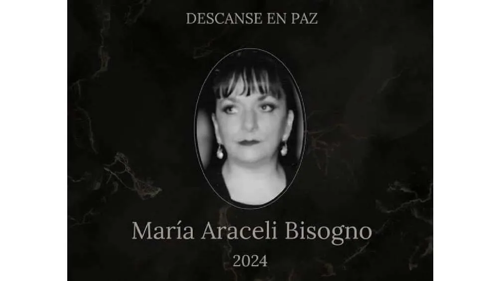 Araceli Bisogno falleció el pasado sábado a la edad de 71 años.