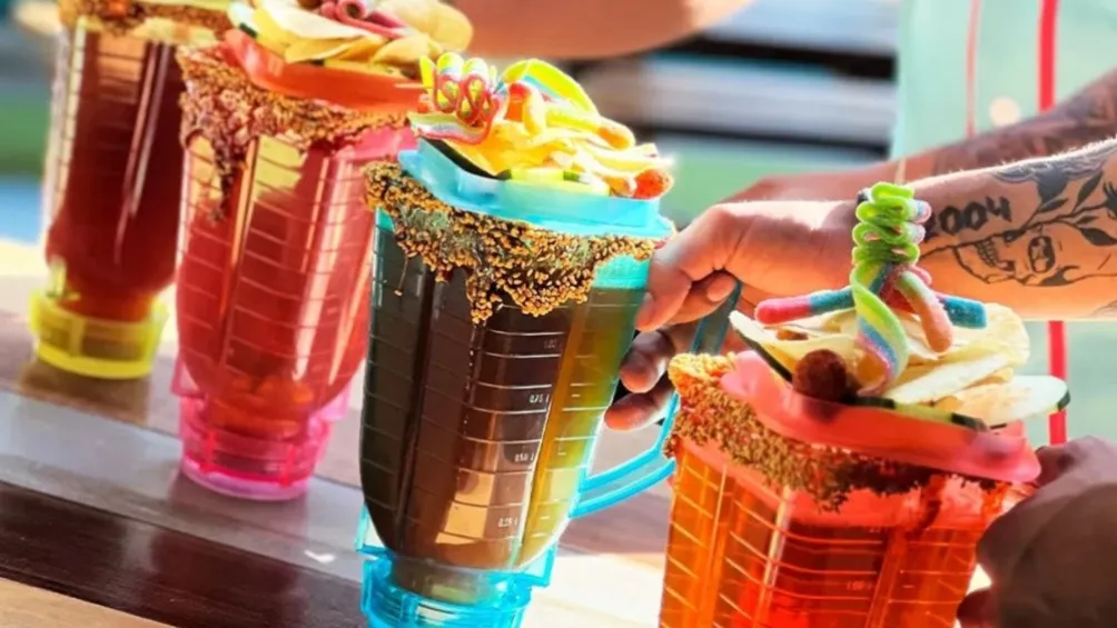 En la feria podrás probar las famosas 'licuachelas'.