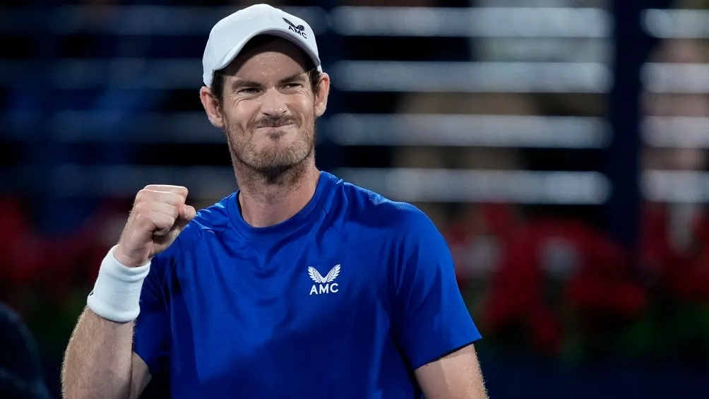 Andy Murray durante un partido