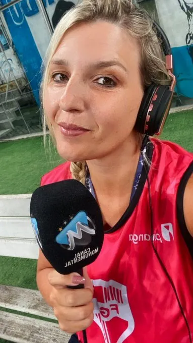 Gisele Kumpel en un partido