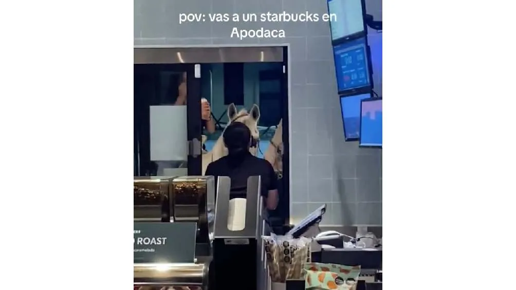 Un empleado de la cafetería fue quien grabó el épico momento.