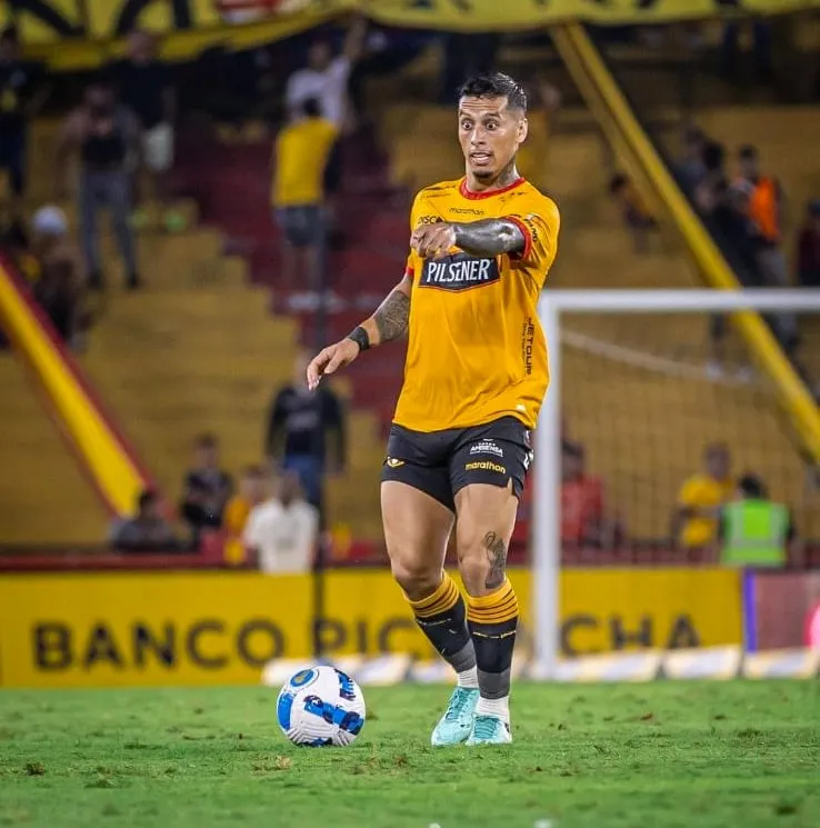 Trindade en un partido Barcelona SC