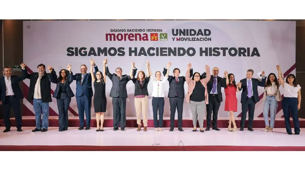 Claudia Sheinbaum presentó a su equipo para buscar la presidencia de México.