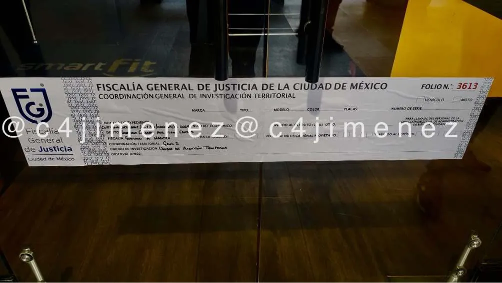 La policía capitalina decidió clausurar el gimnasio.