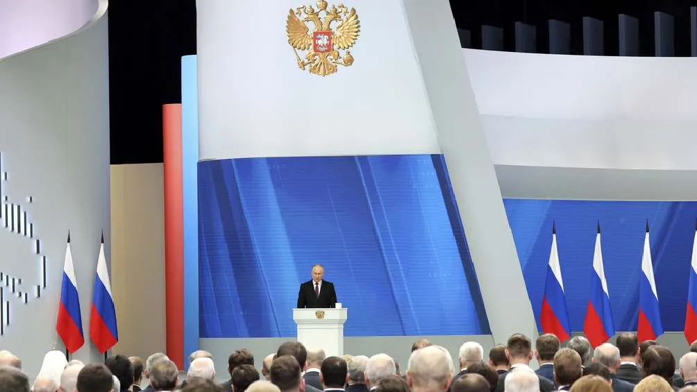 El Presidente de Rusia culpó a Occidente de provocar guerras en el mundo.