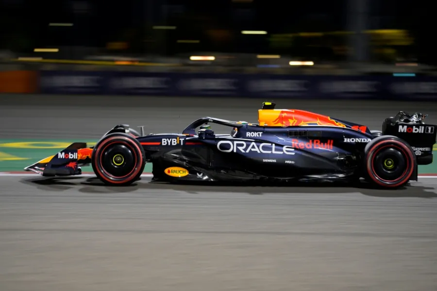 Checo Pérez en la clasificación del GP de Bahrein