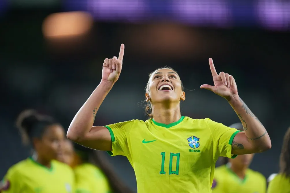 MEXSPORT Beatriz en festejo de gol contra Argentina