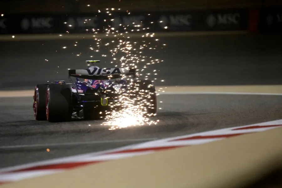 Yuki Tsunoda en el Gran Premio de Bahrein