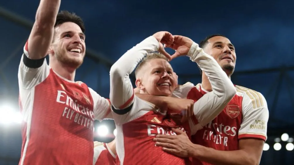 Arsenal festeja un gol