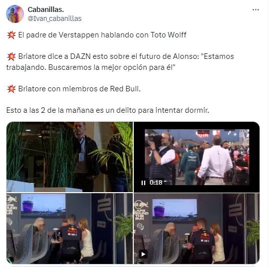 El paddock de Baréin tuvo mucho movimiento