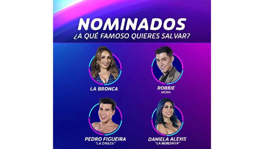 Estos eran los cuatro nominados para la gala de eliminación de esta noche.