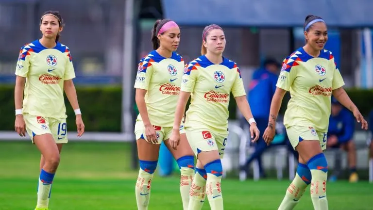 América Femenil previo a un partido