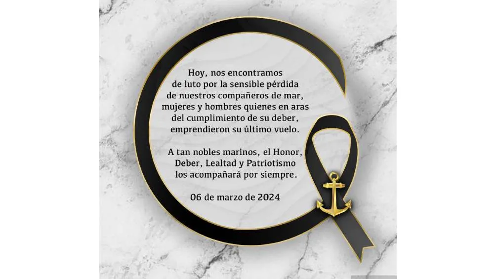 Mediante redes sociales la Semer expresó sus condolencias por las personas fallecidas.