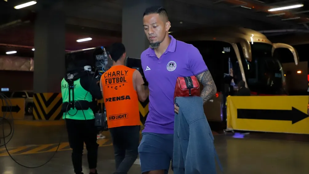 Jefferson Intriago previo a un partido