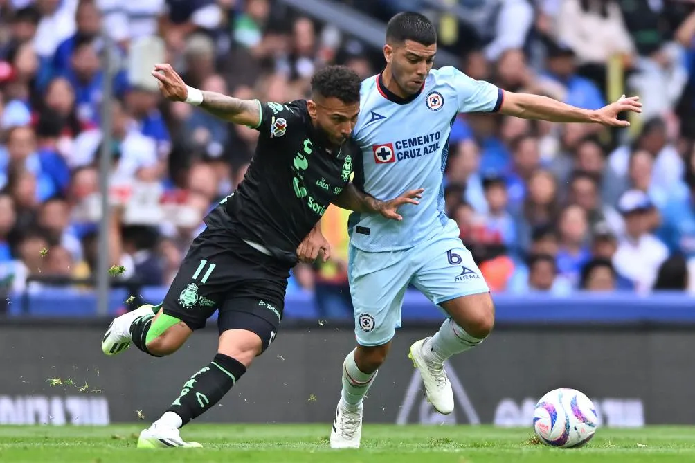 Cruz Azul y Santos en el Apertura 2023