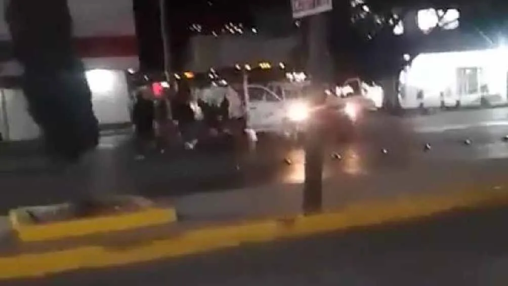 Estudiantes respondieron ante la policia