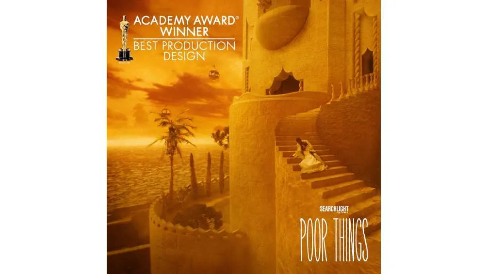 IG: @poorthingsfilm La película 'Poor Things' también ganó en la categoría a 'Mejor Diseño de Producción'.