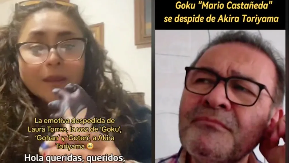 Tomado de Tik Tok Los actores de doblaje mexicanos que le dieron voz a 'Goku'.