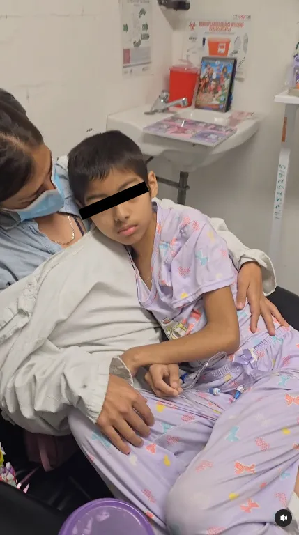 Captura de Pantalla IG: @floreselpatron La pequeña estaba internada por el cáncer que padecía.