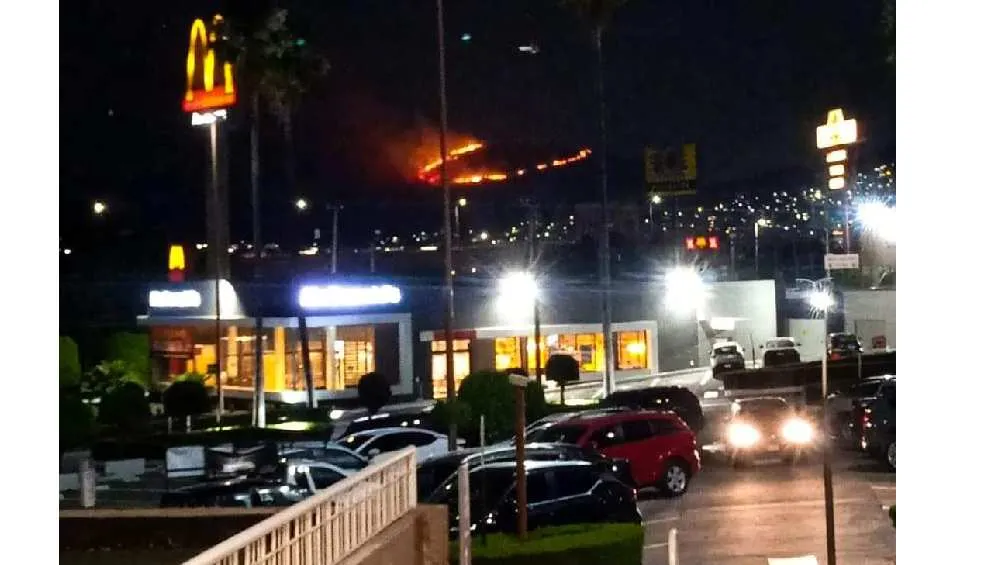 El incendio se podía apreciar desde diferentes puntos del Edomex y la CDMX.