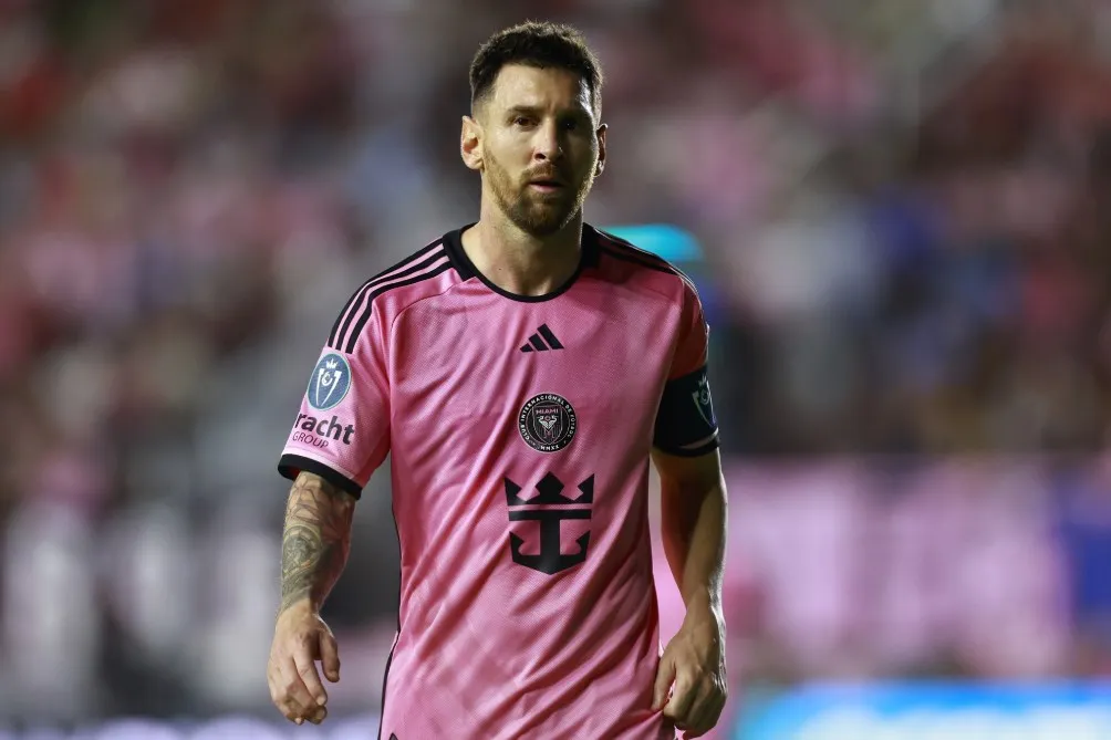 Messi en el juego ante Nashville