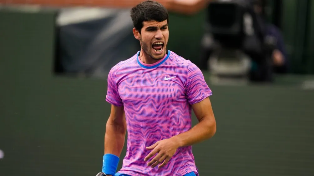 AP Alcaraz es el vigente campeón de Indian Wells