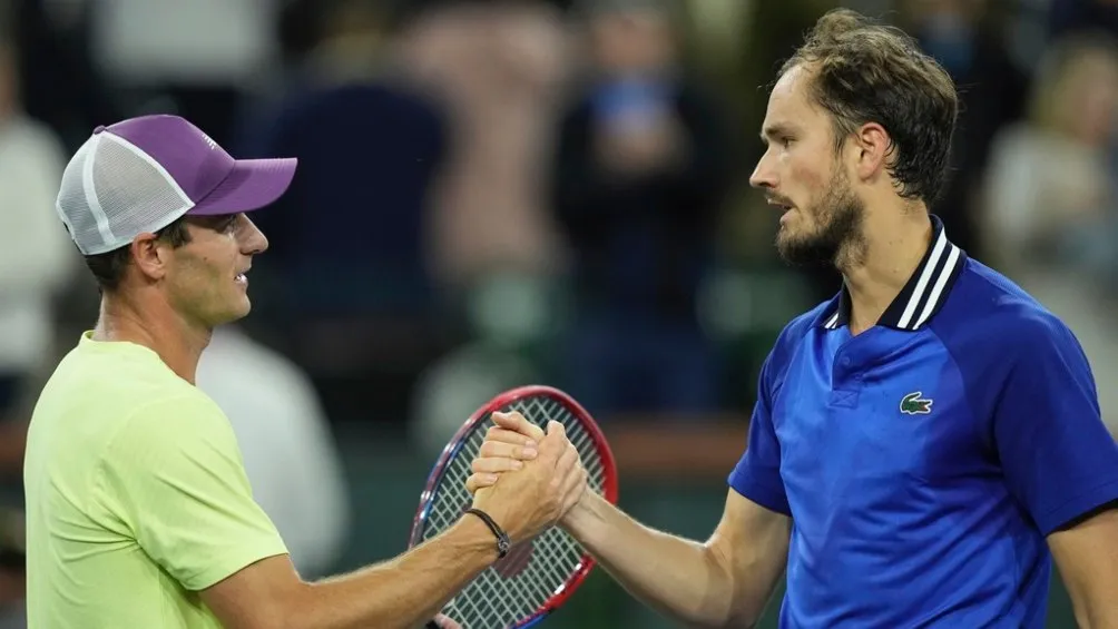 AP Medvedev tras avanzar a la final