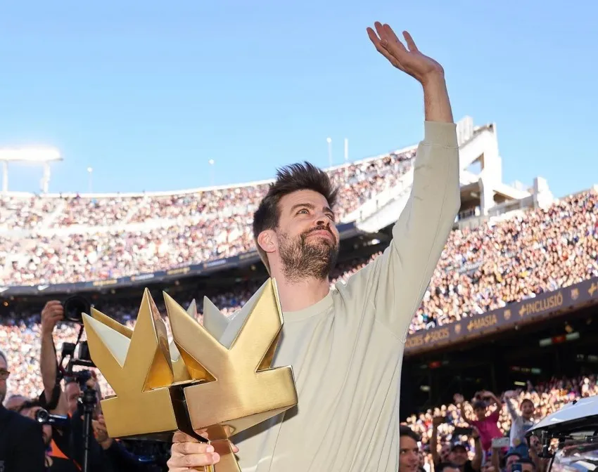 El exfutbolista en el Camp Nou