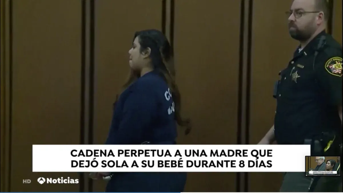 La madre se fue de vacaciones a Detroit y Puerto Rico.