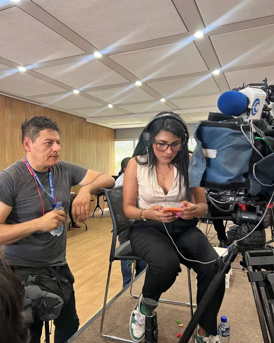 La periodista dice tener la conciencia tranquila.