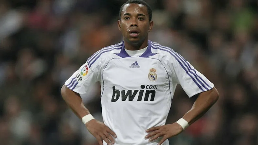 Robinho como jugador del Real Madrid