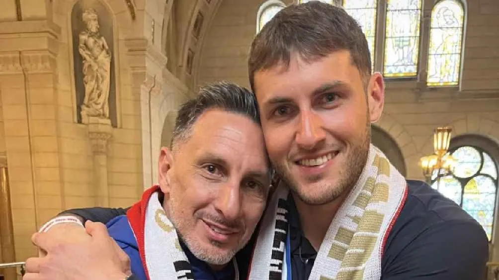 Habló de la reacción de su hijo