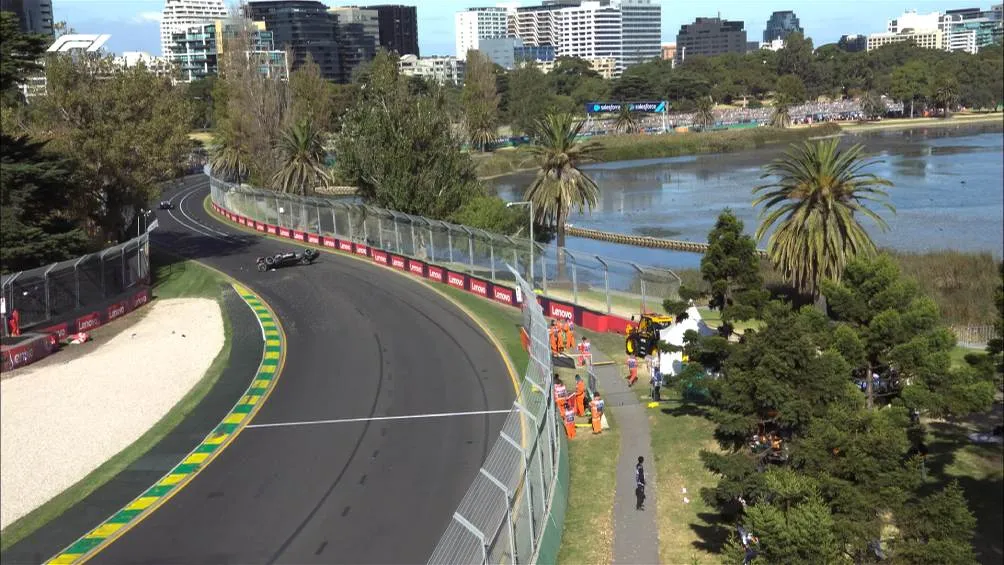 Así se vio el accidente de Russell