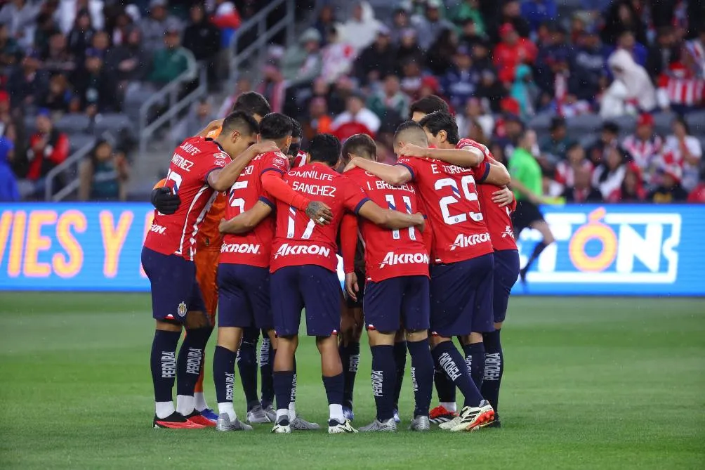 Chivas en el amistoso en el BMO Stadium