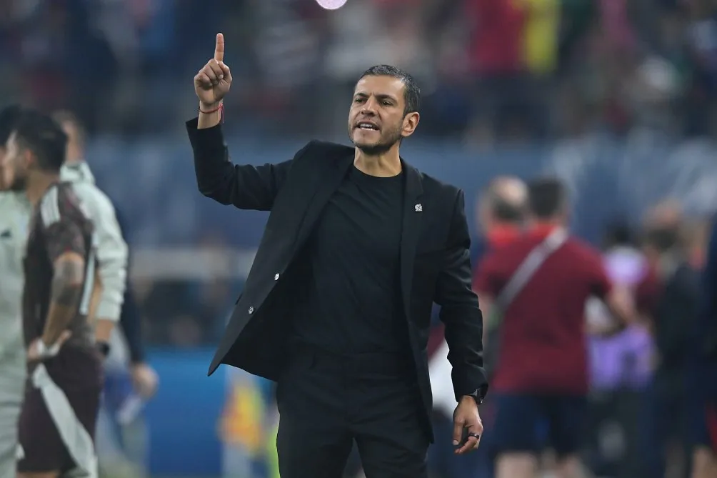 Lozano durante el compromiso frente a Estados Unidos