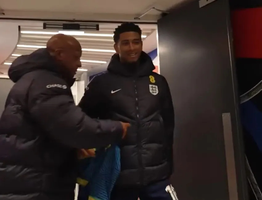 Momentos antes del encuentro