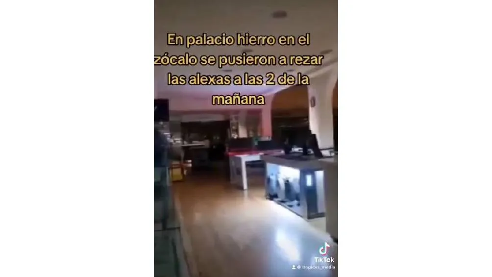 El video, que fue grabado por un guardia de seguridad, ya se hizo viral.