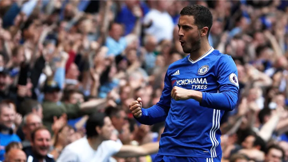 Eden Hazard como jugador del Chelsea