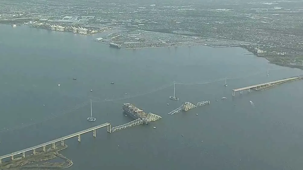 El puente Francis Scott Key tenía una extensión de 2 mil 600 metros.