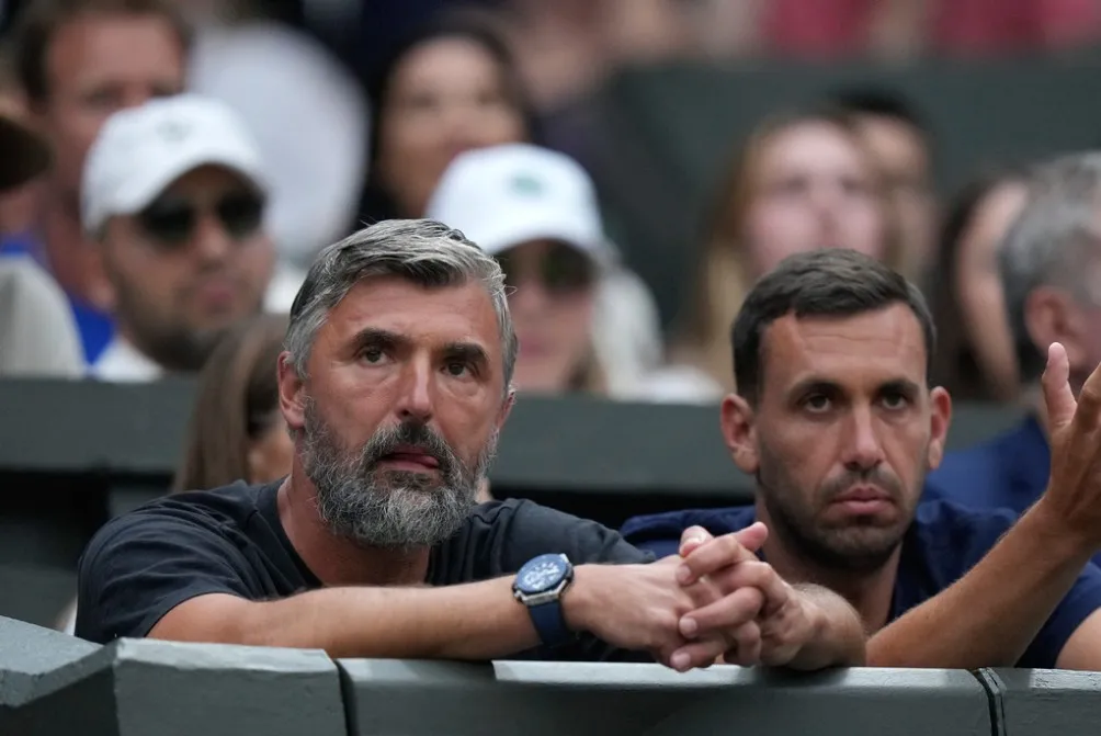 AP Ivanisevic observa desde la grada un partido de Djokovic