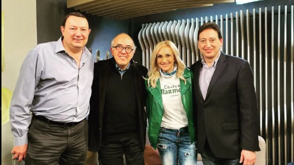 Pepe junto a Burak y Toño de Valdés