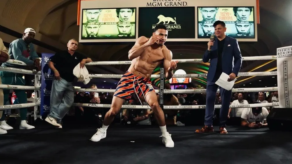 'Rolly Romero haciendo una exhibición