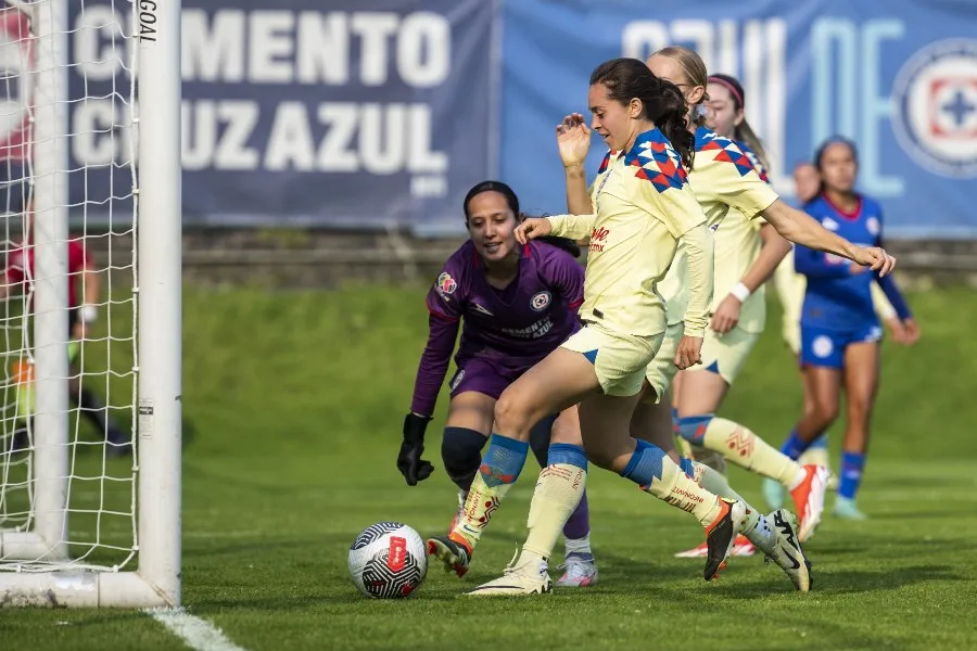 América Femenil venció 1-5 a Cruz Azul