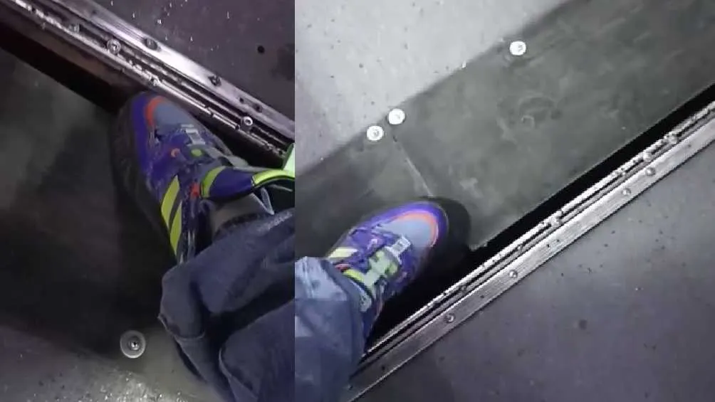 El usuario señaló que el piso se abrió porque las gomas de la articulación estaban flojas.