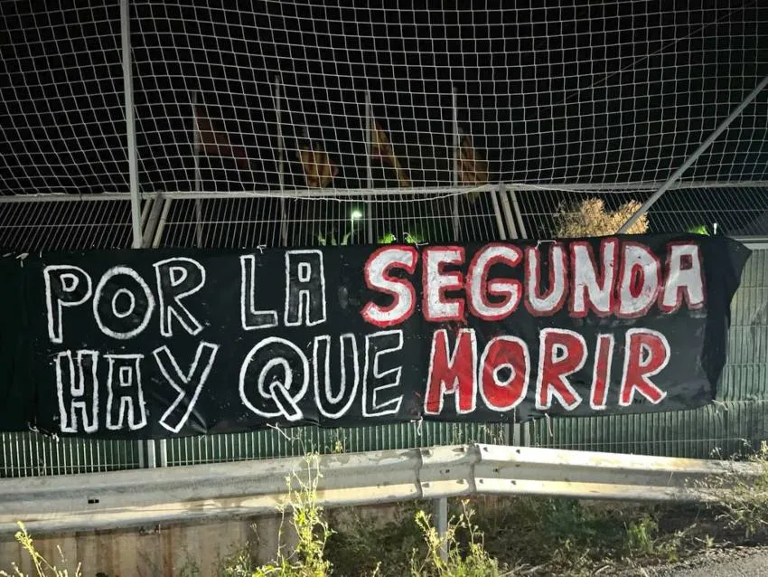 Las mantas que se mostraron los aficionados