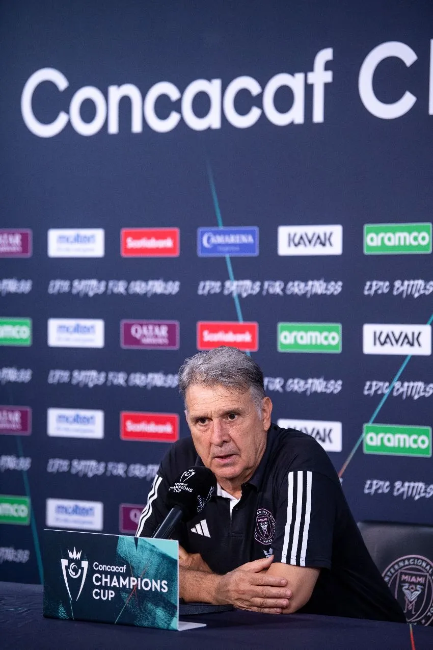 'Tata' Martino en conferencia de prensa con Inter Miami
