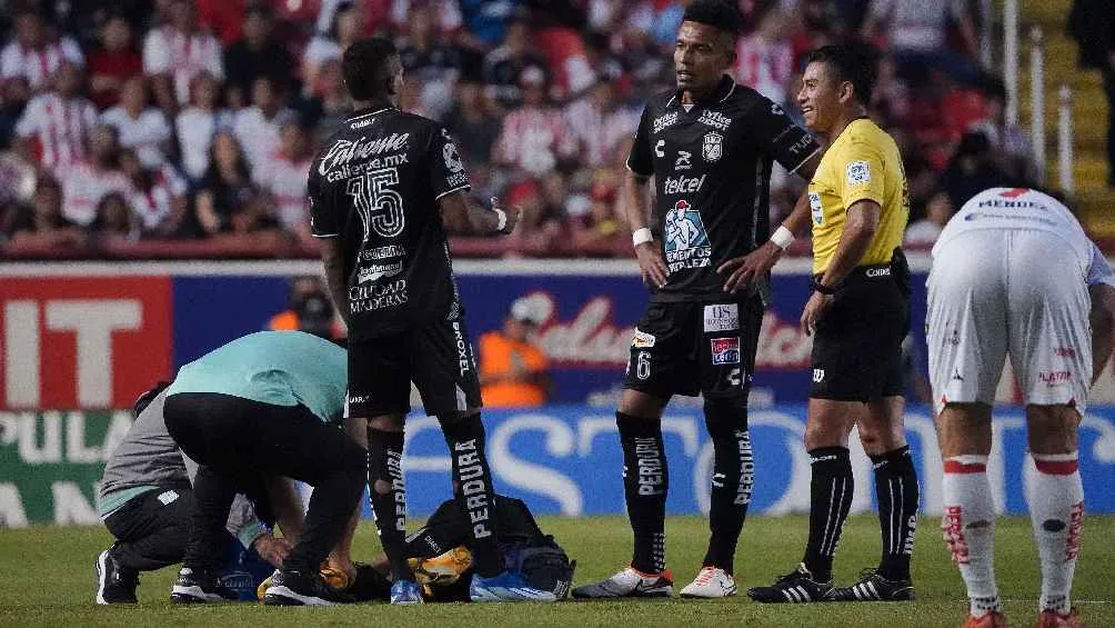 Sufrió una fractura en el pie