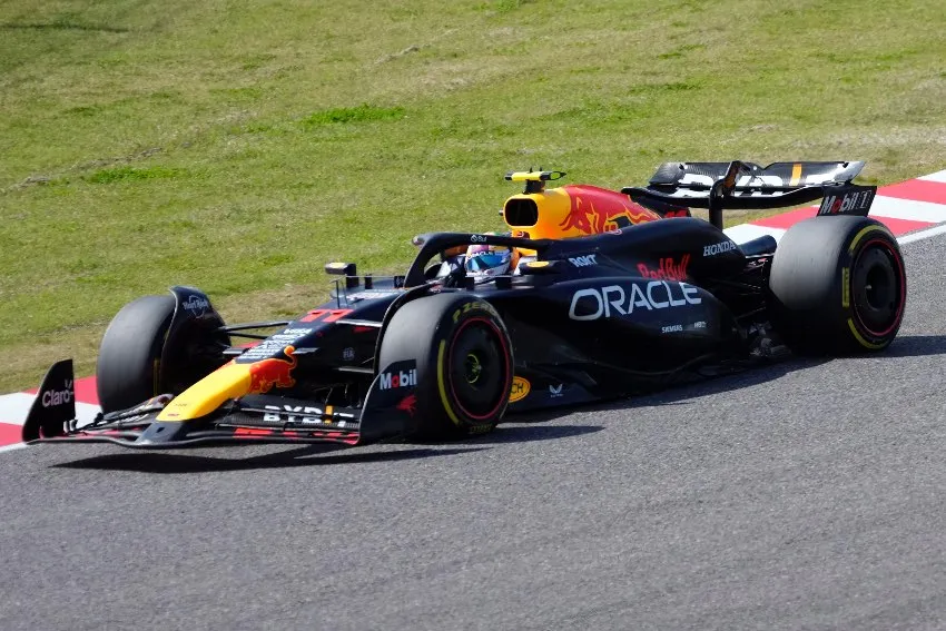 Checo Pérez en el GP de Japón 2024