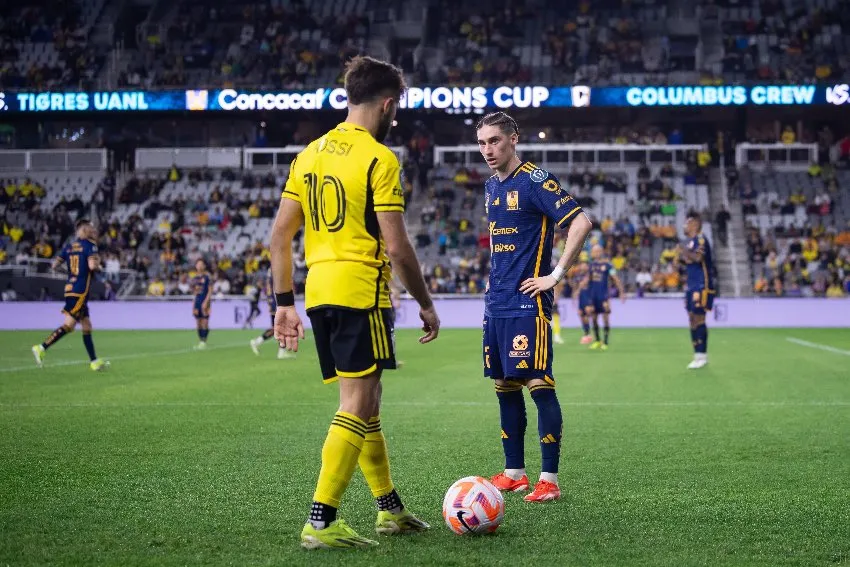 Tigres y Columbus Crew en el partido de Ida